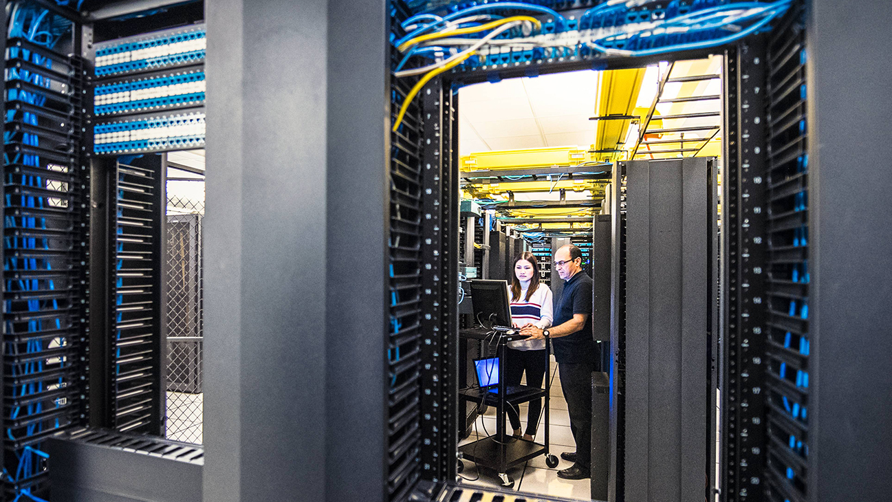 Fast internet connection speed test bandwidth network technology, speed optimization.